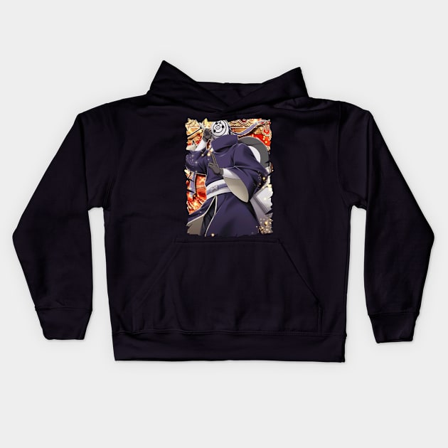 TOBI OBITO MERCH VTG Kids Hoodie by funnymushroomz